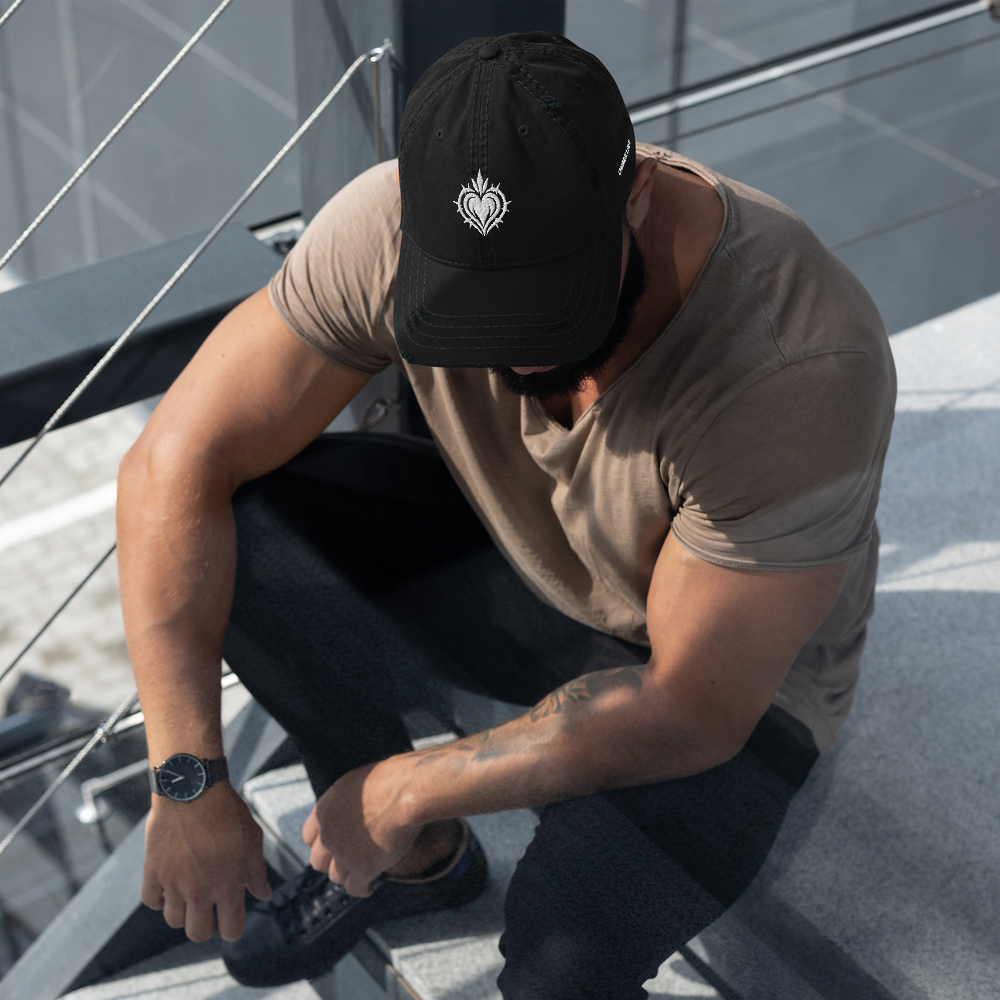 Casquette Distressed- Ombrecoeur