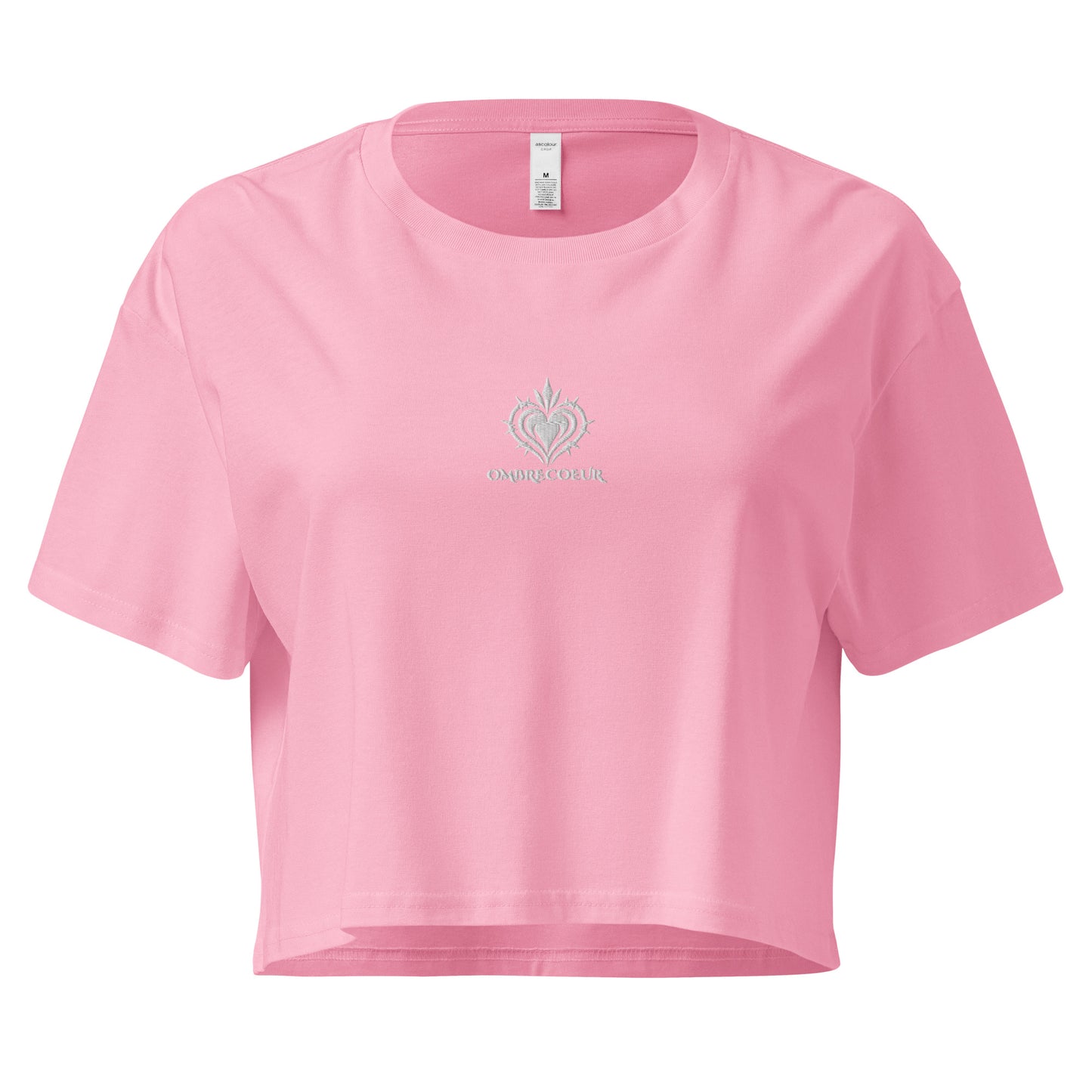 Crop Top – Broderie Blanche – OmbreCoeur