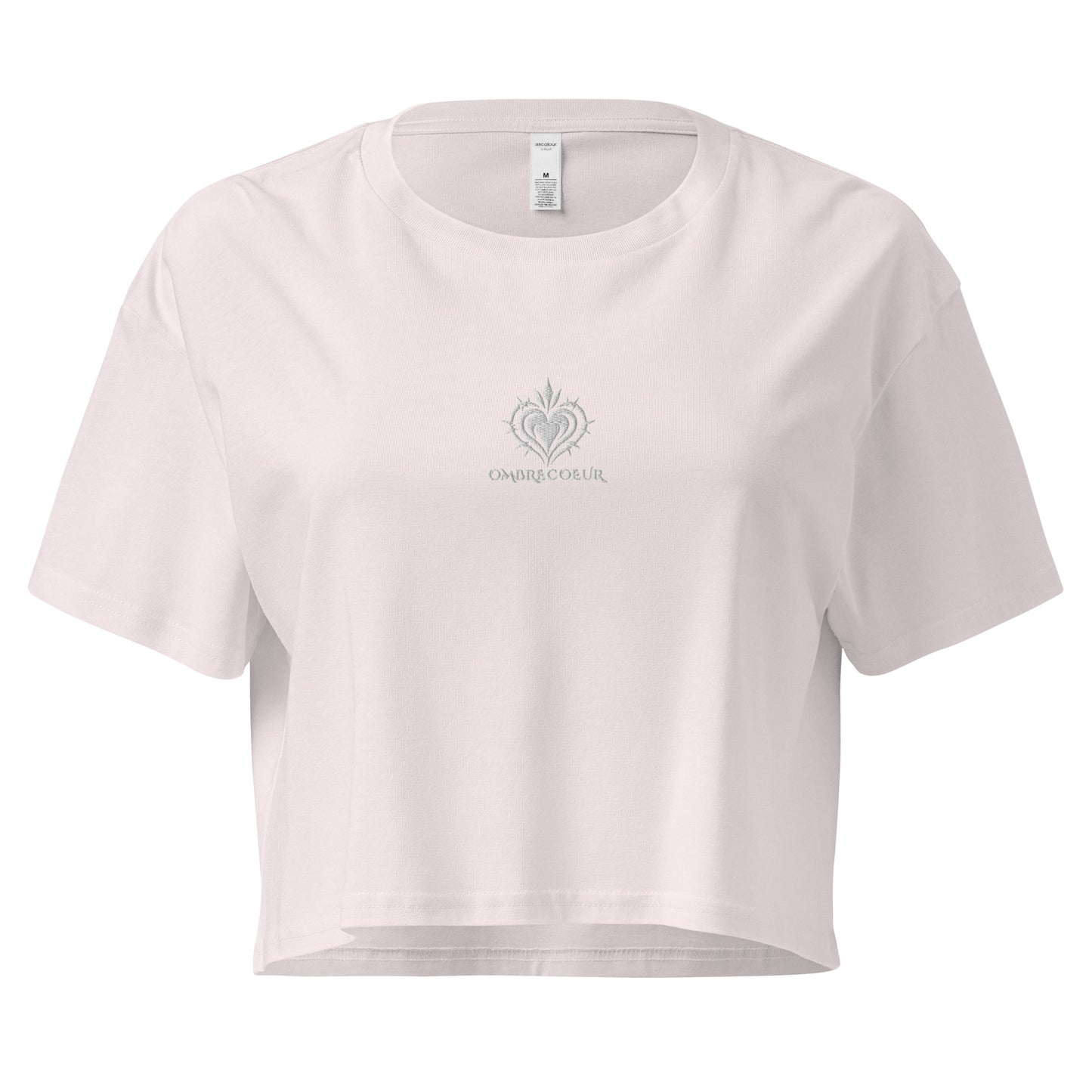 Crop Top – Broderie Blanche – OmbreCoeur
