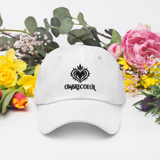 Casquette Signature Logo – Broderie Noire – OmbreCœur